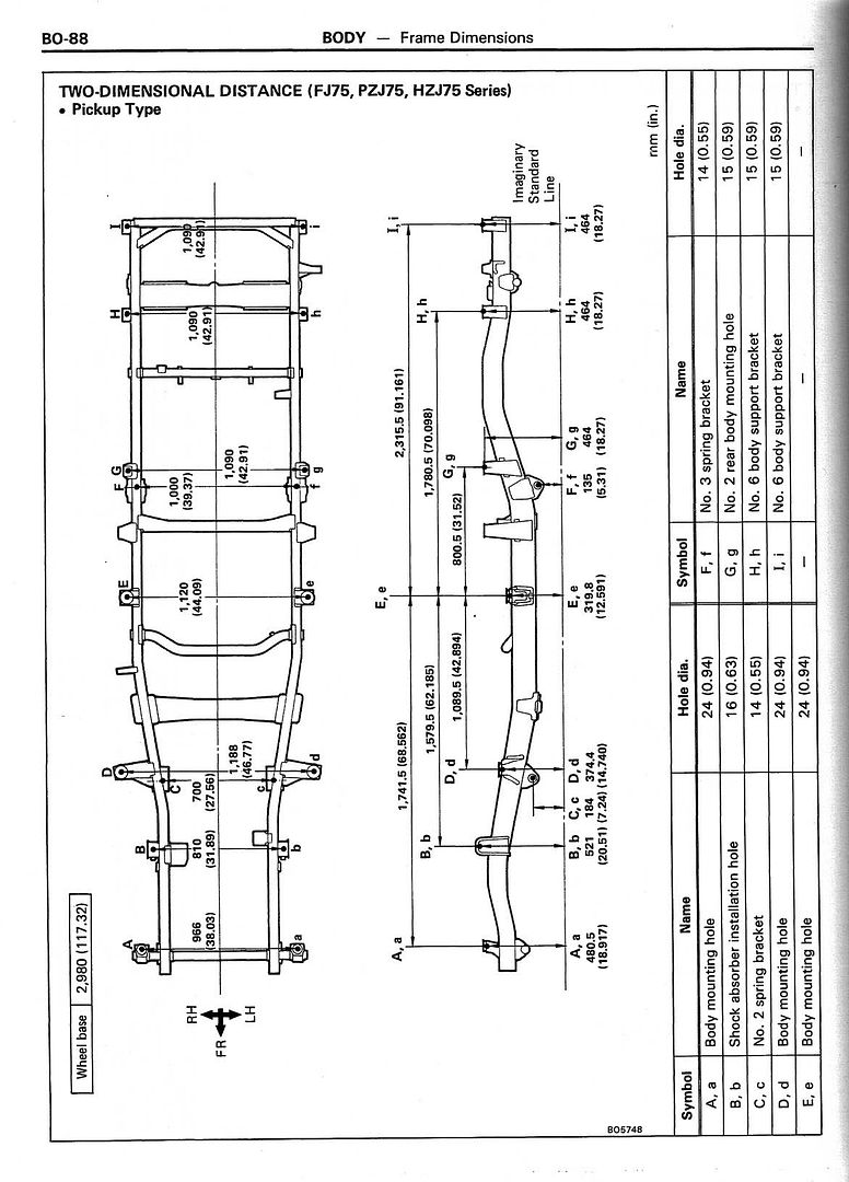 Toyota hilux ute tray dimensions