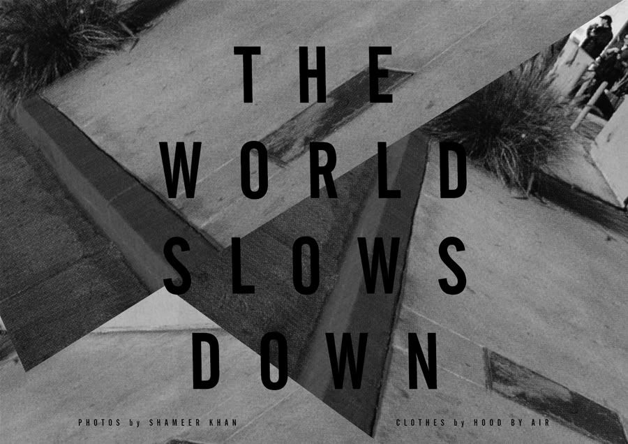 THE WORLD SLOWS DOWN by SHAMEER KHAN