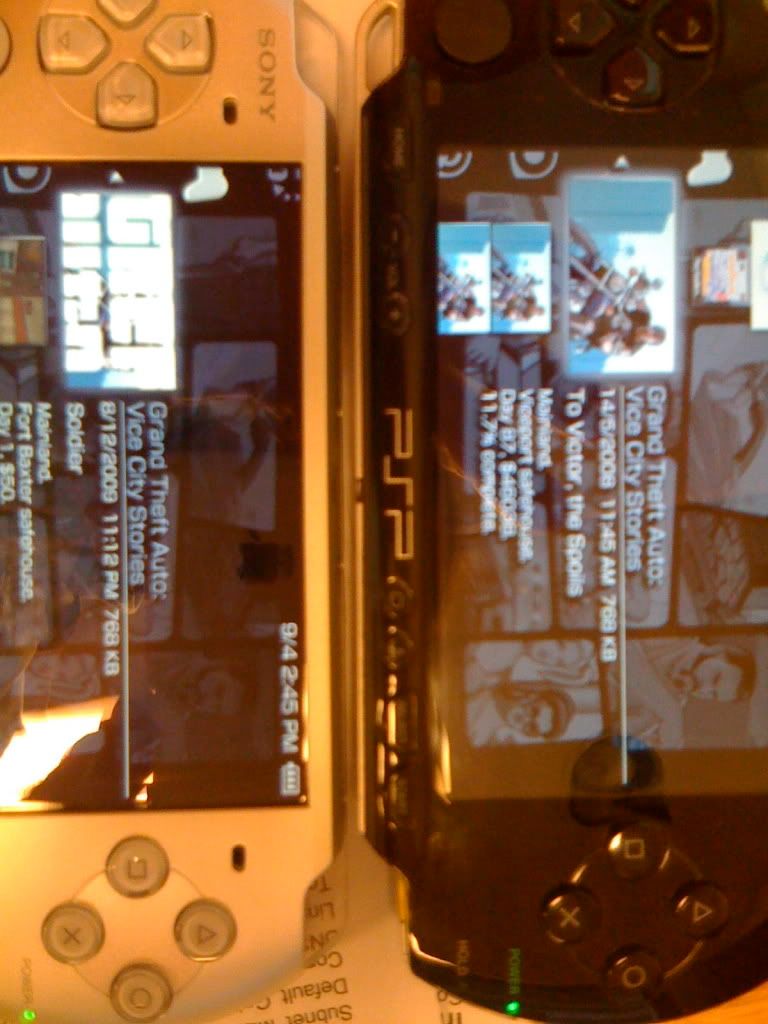 New PSP 3000. Screens darker than the PSP 1000? NeoGAF
