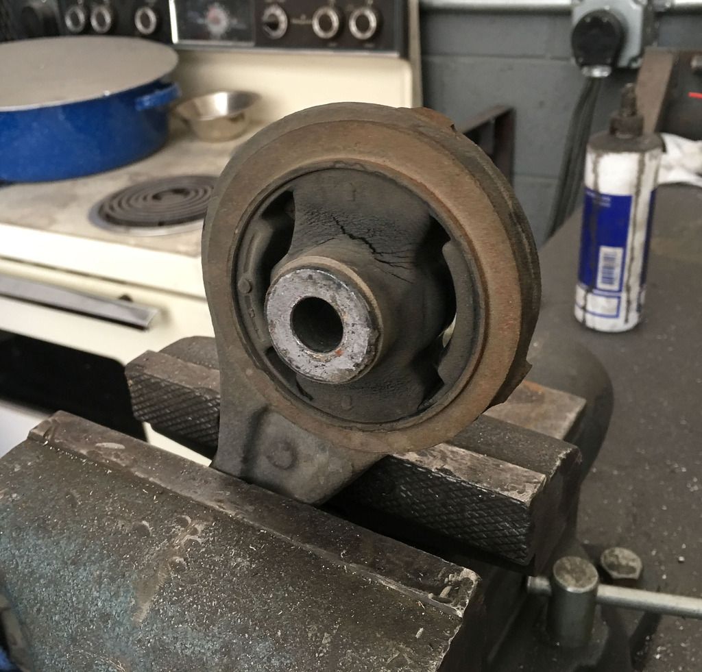 Compliance bushing R/R yesterday with OE strut replacement Drive