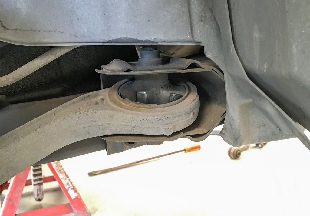 Compliance bushing R/R yesterday with OE strut replacement Drive