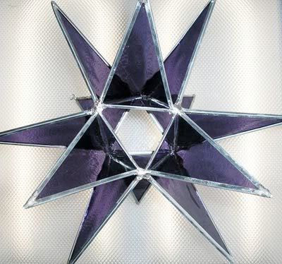Stained Glass Star (Grape Glass)