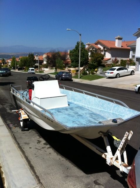 Fish+And+Ski+Barge Thread: 1980's Ski Barge - Center Console - 50 HP ...