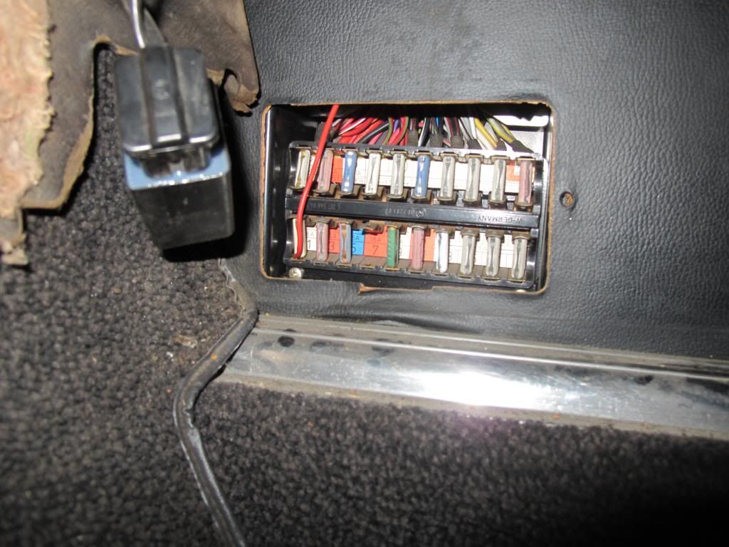 73 Mercedes 450sl fuse box location #6