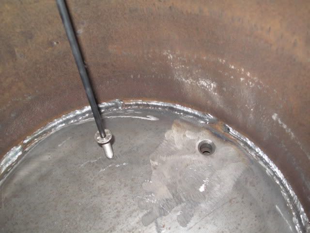 Homemade high capacity lead melting pot. 
