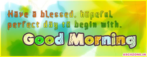 Good Morning