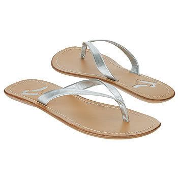I purchased their silver sandals for the beach wedding they look like this