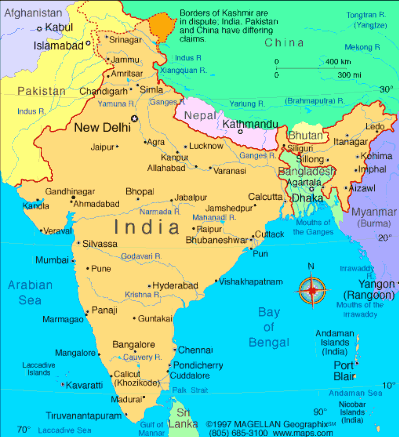 mapa India ed