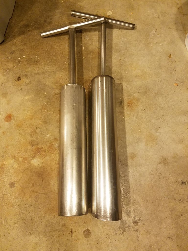 2 stainless clam guns Bloodydecks