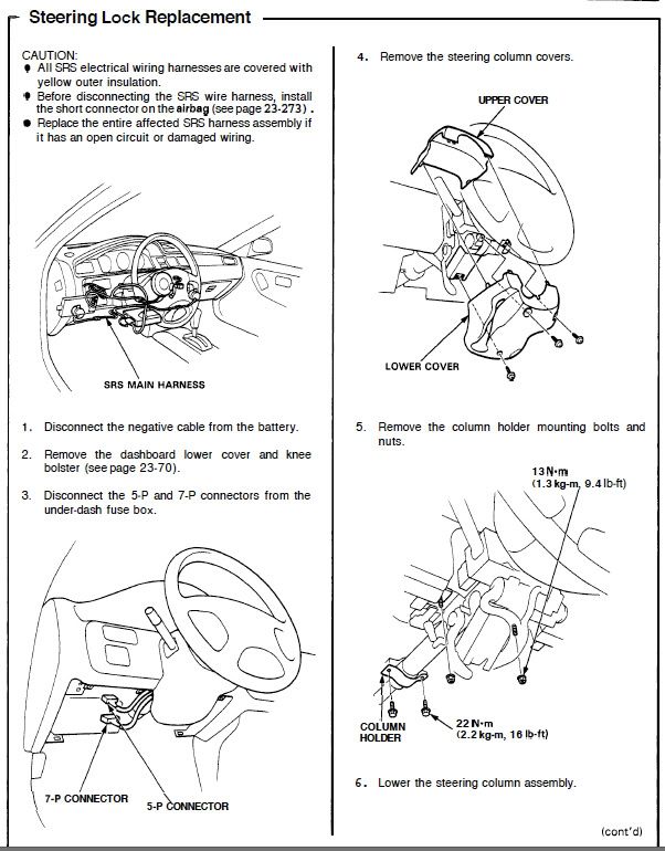 1994 Honda civic ignition diagram