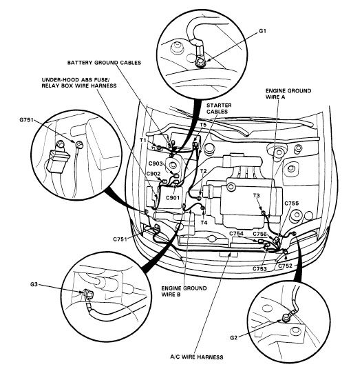 1995 Honda prelude engine layout #5