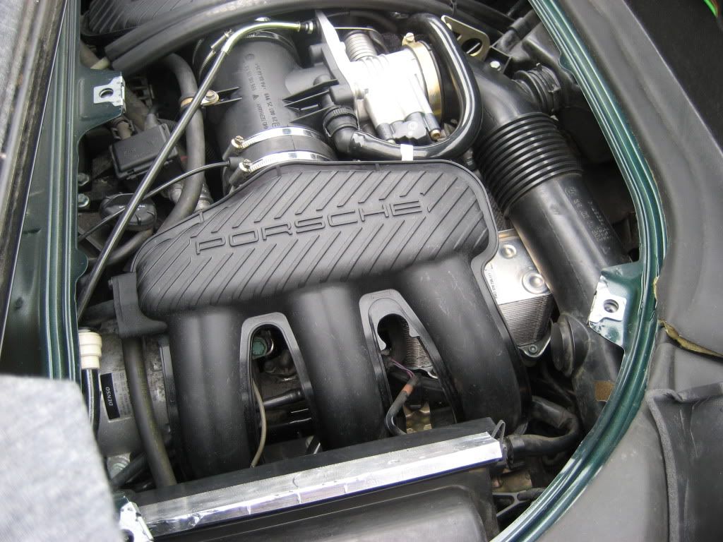 Image result for porsche boxster engine compartment