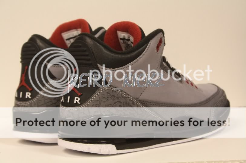   NIKE AIR JORDAN III 3 RETRO STEALTH GRAY CEMENT 2011 BRED 12  