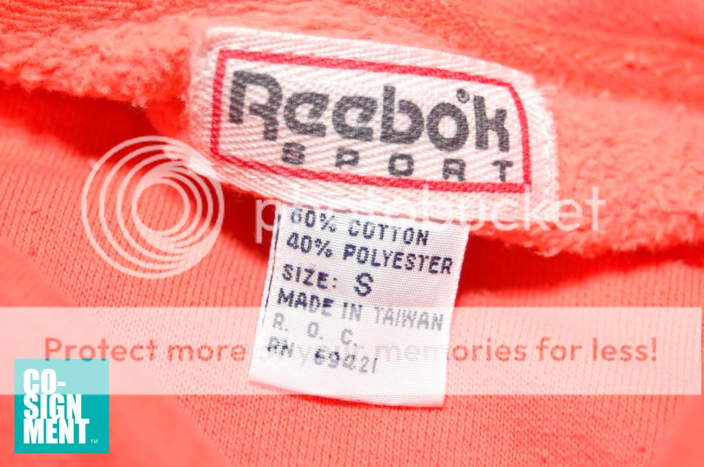 Vintage 90s Neon Reebok Sport Sweatshirt (S)  