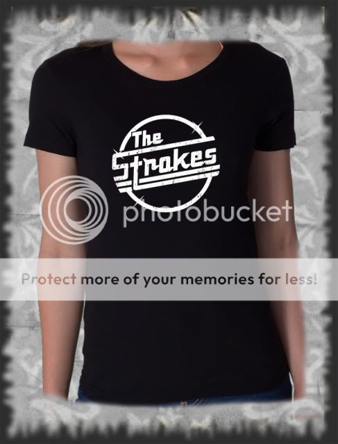 Retro, T Shirt The Strokes Rock Pop, Vintage distressed