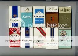Cigarette brands in the 1960's