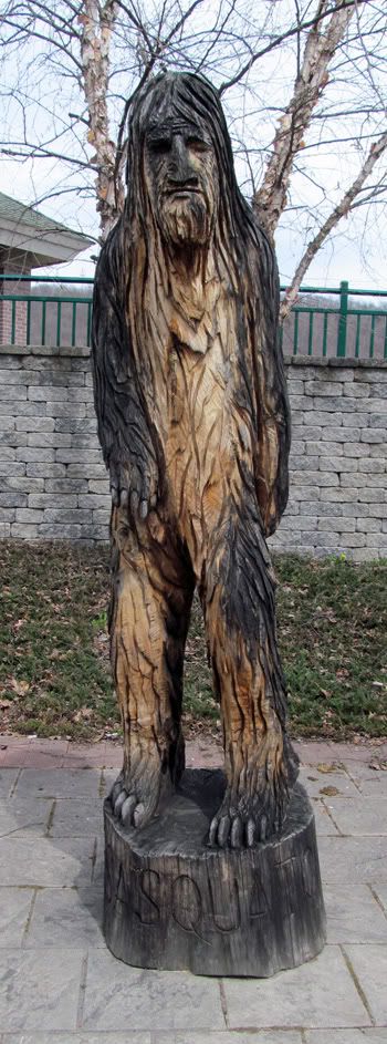 Whitehall NY Bigfoot Statue