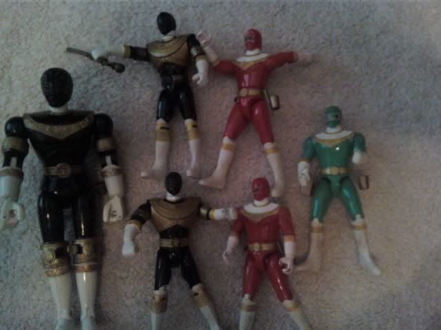 silver space ranger figure